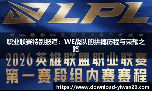 职业联赛特别报道：WE战队的拼搏历程与荣耀之路